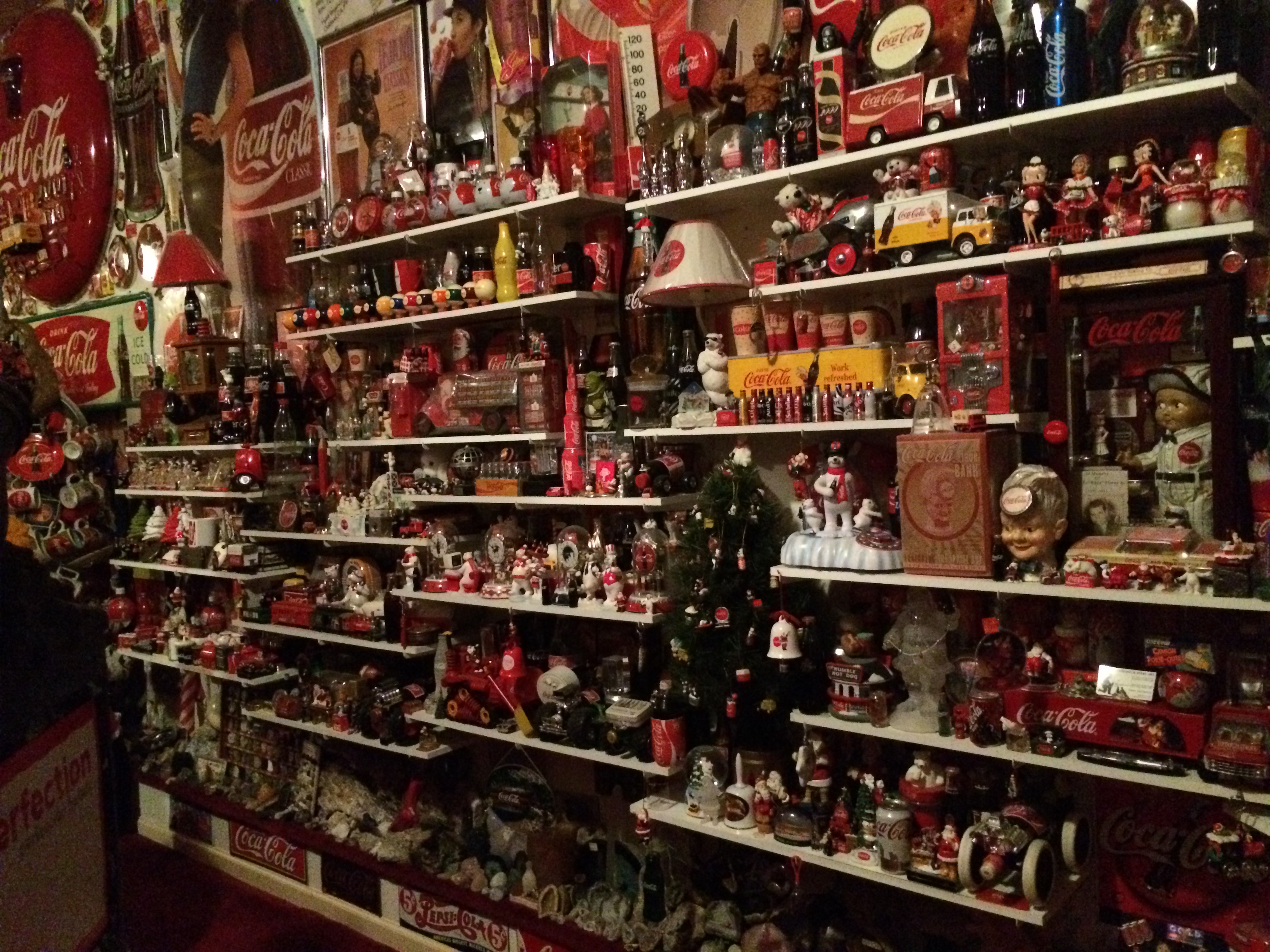 Bardo and Olga Cuellar celebrating their Guinness World Record for Coca-Cola memorabilia